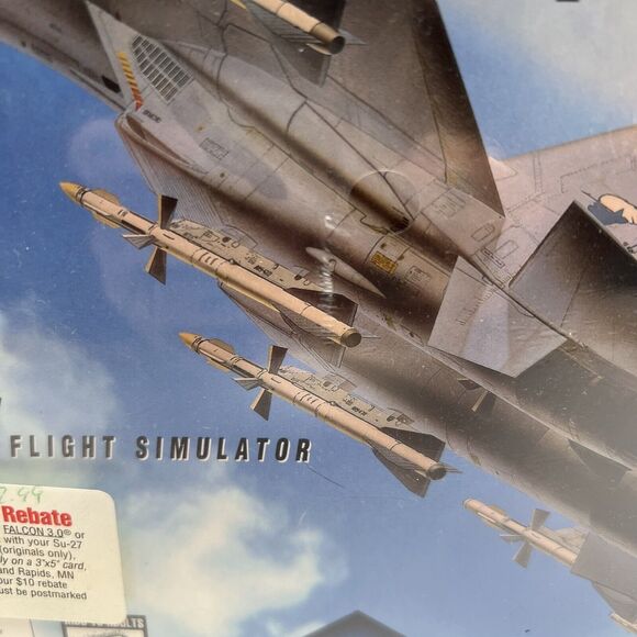 SU-27 Flanker The Military Flight Simulator 1995 Computer Game Sealed Brand New - Picture 4 of 16